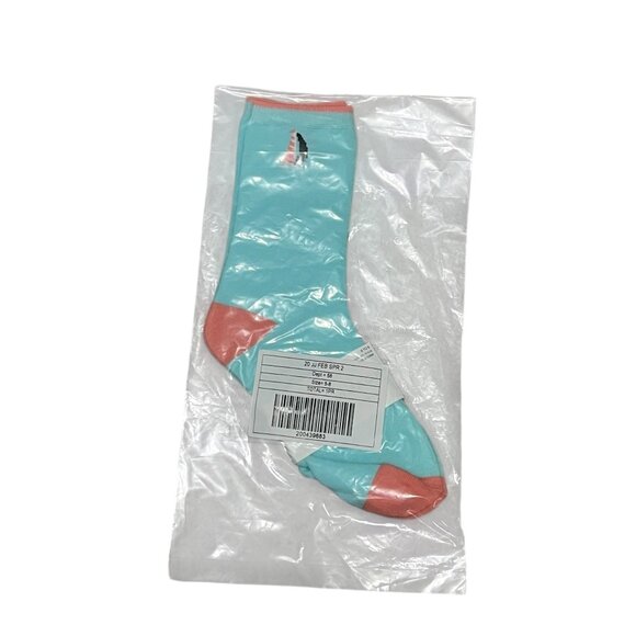 Janie & Jack Blue Sailboat Socks 1 Pair Size 12-24 Months - Picture 2 of 6